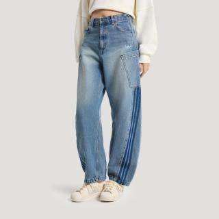 adidas 三叶草 秋季时尚休闲运动日常 女子牛仔裤