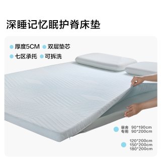 罗莱生活 罗莱家纺软垫床垫家用卧室记忆棉榻榻米床褥垫子学生宿舍单人租房