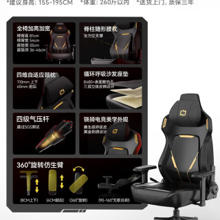 骁骑 GT3电竞椅子人体工学久坐办公游戏电脑沙发座椅
