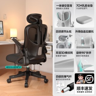莱克－帝家 电脑椅子家用人体工学电竞椅宿舍久坐舒适办公室靠背升降学习座椅