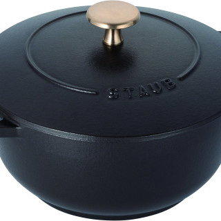 staub 珐宝 珐琅铸铁锅 M 18cm 双手柄铸铁锅 搪瓷锅 支持IH Wa-NABE 40501-005