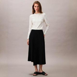 Massimo Dutti 垂感半身裙高腰显瘦百搭通勤中长裙