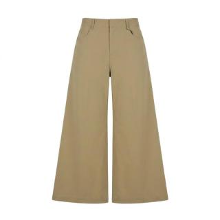 限尺码：ZARA 女士时尚潮流纯色日常百搭宽松简约阔腿裤休闲裤