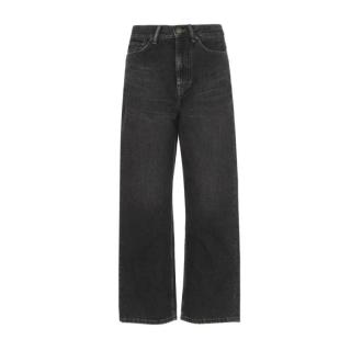 限尺码：Acne Studios 日常休闲中腰纯棉阔腿裤女式牛仔裤