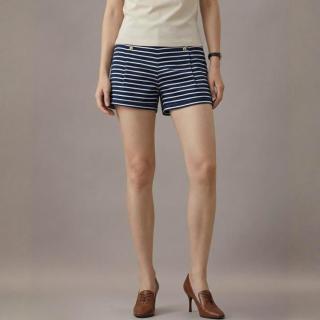 限尺码：ZARA 女士时尚潮流高腰条纹拼色长裤