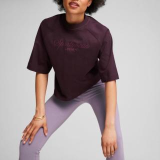 PUMA Classics + 女款简约时尚休闲运动短袖T恤