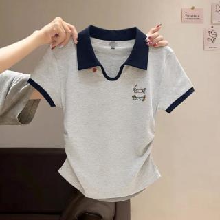 雪中飞 短袖t恤女夏2026新品小个子修身显瘦上衣