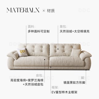 ddc 全拆洗智能电动多功能雪尼尔布艺沙发床小户型客厅新款沙发