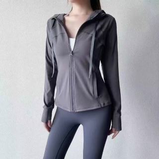 慧姐2026新款运动瑜伽外套立领拉链上衣女健身服显瘦修身长袖