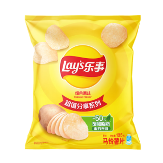 乐事 薯片 多口味 135g