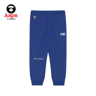 Aape 旗舰店男装秋冬撞色迷彩口袋拼接浮凸字母束脚卫裤6801XXH