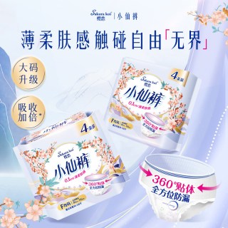Eun jee 安睡裤女经期用防漏裤型卫生巾夜用夜安裤超薄透气姨妈裤安心裤