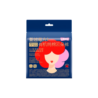 七度空间 蔓越莓A+有机纯棉云朵裤3条装