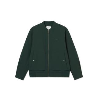 LACOSTE 法国鳄鱼男装春季时尚百搭休闲舒适纯色商务拉链外套