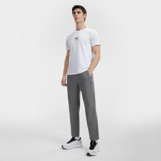 FILA 男装运动休闲裤男士健身简约灵动裤直筒针织长裤