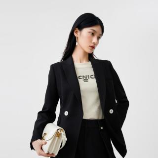 迪赛尼斯 春高级感气质长袖西装外套
