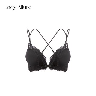 LADYALLURE 「LA」奶香美人丨高级感前扣聚拢显胸大蕾丝内衣性感女美背文胸