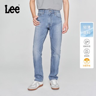 88VIP：Lee 726直筒凉凉裤 夏季薄款宽松 男士牛仔裤