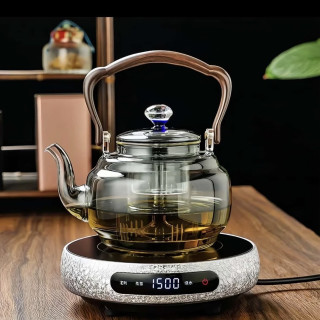 茶艺茗超薄电陶炉小型多功能茶炉煮茶器烧水台式保温家用围炉煮茶