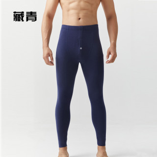 男士炫彩德绒秋裤冬季内穿保暖裤D