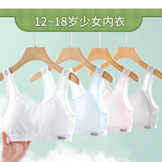 秋冬季少女内衣女童发育期青春期小背心初高中女生防凸点文胸透气