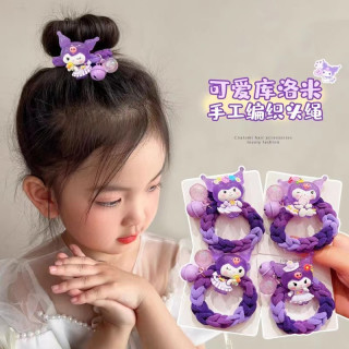 儿童库洛米皮筋扎马尾女童高弹力橡皮筋女孩发绳头饰宝宝可爱发圈