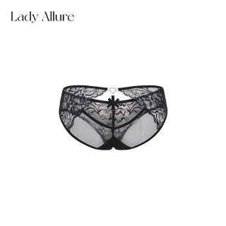 LADYALLURE 「LA」Mesue·浪漫罗网丨原创镂空细带美臀金属爱心蕾丝三角内裤