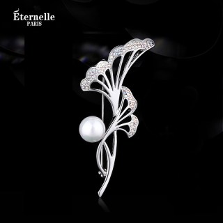 88VIP：Eternelle 波西米亚风胸针 白珍珠 xz00641