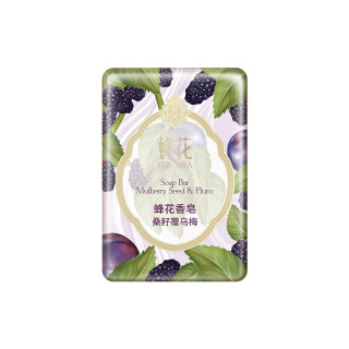 蜂花 檀香皂125克木质香氛春茶沐浴皂洁面手工皂清洁皂经典国货 桑籽覆乌梅