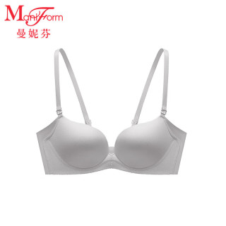 曼妮芬 聚拢 女士文胸  030灰色（收副乳款） 36/80B