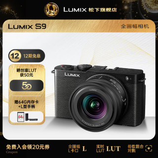 Panasonic Lumix S9N 全画幅相机 L卡口 微单相机 无反数码相机 S9N