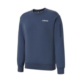 adidas 休闲百搭男款运动套头衫运动舒适圆领卫衣