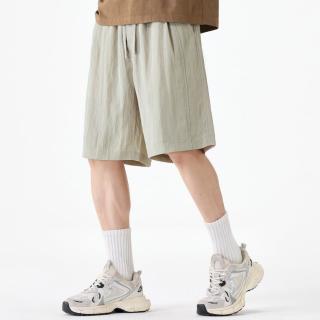 Dickies 日系简约短裤男夏季冰丝宽松直筒五分休闲短裤