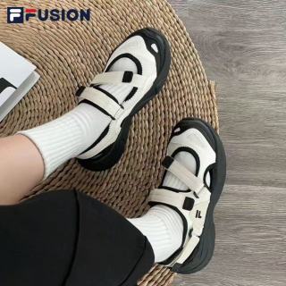 百亿补贴：FILA 玛丽珍凉鞋女休闲女鞋季凉拖魔术贴海螺沙滩鞋女