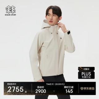 KOLON SPORT 户外冲锋衣1级 男士透湿STORMFORCE弹力防水夹克