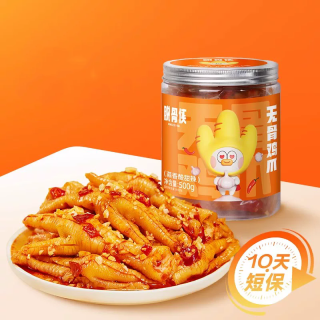 88VIP：脱骨侠 蒜香柠檬无骨鸡爪500g