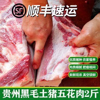太朴有机会 Taipu 太朴有机会 贵州黑毛土猪五花肉 1000g