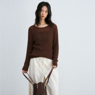 百亿补贴：西町村屋慵懒感软糯针织衫女秋季新款休闲宽松低领毛衣