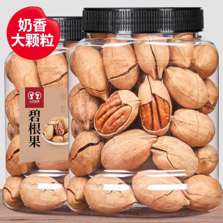 八只金猫 碧根果新货奶油味大颗粒奶香长寿果干果坚果炒货休闲零食年货批发
