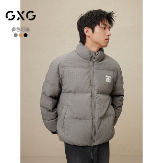 GXG 男装 秋冬潮流宽松加厚保暖立领男款羽绒服#G24DY24002