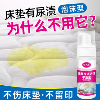 九行 尿渍干洗剂床铺尿渍血渍清洁免洗乳胶床垫清洗神器