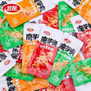 加量20%盒装魔芋爽素毛肚香辣味休闲零食解馋辣条小吃办公室