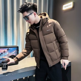 冬季潮牌连帽棉衣外套男士2025爆款加厚保暖休闲痞帅工装棉袄上衣