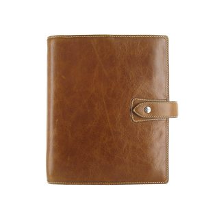 filofax 斐来仕 025847 Malden A5 褐色 活页多功能记事本 笔记本 活页本日记本 万用手册 手账 2017年日程本