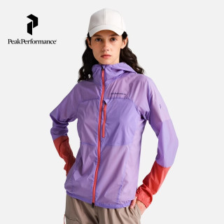 PeakPerformance PEAK PERFORMANCE壁克峰Vislight彩壳女子防风衣一键收纳风壳® 雾藤紫 / 芍药粉 M