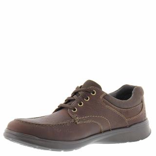 Clarks 男式 Cotreledge P Cotrell Edge CLK-Cotrell Edge-M 牛津鞋 缓冲鞋垫 休闲 Brown Oily 尺码7