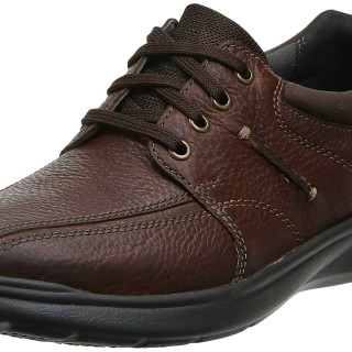Clarks 其乐 男士 Cotrell Walk牛津鞋德比鞋 舒适低帮皮鞋 步行休闲 Tobacco 7