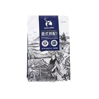 瑞幸咖啡 金意式拼配咖啡豆 500g