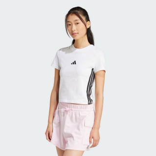 adidas 女子 运动型格系列 W 3S SJ BABY T 短袖 JE1239 白色 M