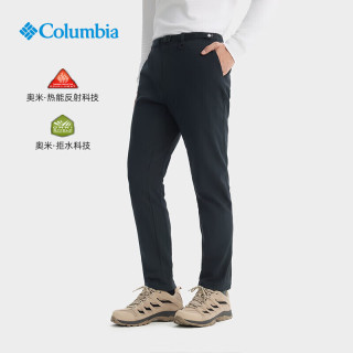 Columbia 男裤26秋冬新保暖防寒拒水抗污弹力软壳裤XE9996 010 L